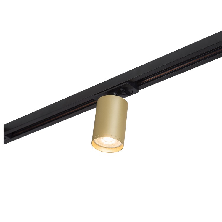 DK6201-BG Трековый светильник IP 20, 15 Вт, GU5.3, матовое золото с черным, алюминий