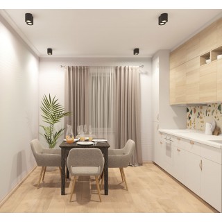 DK2002-BK Светильник накладной IP 20, 50 Вт, GU10, черный, алюминий-foto3