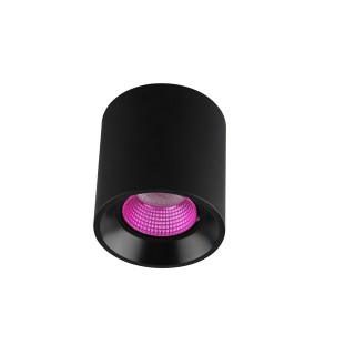 DK3090-BK+PI Светильник накладной IP 20, 10 Вт, GU5.3, LED, черный/розовый, пластик