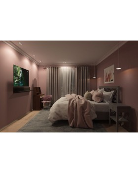 DK3022-WB Встраиваемый светильник, IP 20, 10 Вт, GU5.3, LED, белый/черный, пластик-foto6