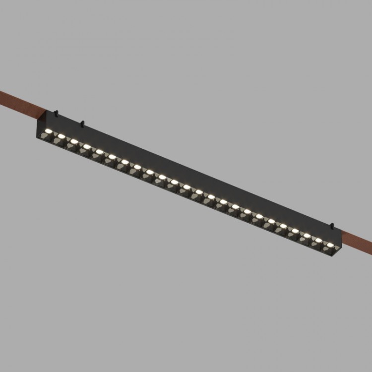 DK5572-BK Cветильник для трека-ремня Belty, серия Grill, со светодиодом, L642*W40*H45мм, 48V DC, 24W, RA90, 24°, 4000K, IP20, черный, алюминий DK5572-BK Cветильник для трека-ремня Belty, серия Grill, со светодиодом, L642*W40*H45мм, 48V DC, 24W, RA90, 24°, 4000K, IP20, черный, алюминий