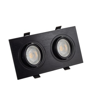 DK3022-BK Встраиваемый светильник, IP 20, 10 Вт, GU5.3, LED, черный, пластик-foto2
