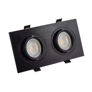 DK3022-BK Встраиваемый светильник, IP 20, 10 Вт, GU5.3, LED, черный, пластик-foto2