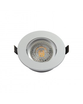 DK3020-CM Встраиваемый светильник, IP 20, 10 Вт, GU5.3, LED, серый, пластик-foto2