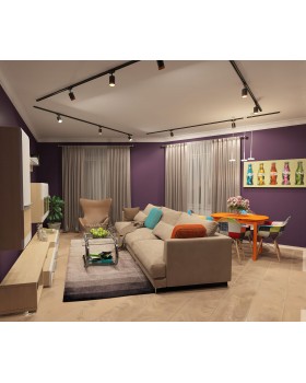 DK6405-BG Трековый светильник IP 20, 7 Вт, LED 3000, черный/золотой, алюминий-foto7