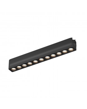 DK5305-BK Светильник для трека Air, серия Grill 3000 со светодиодом, L230*W26*H36мм, 48V DC, 12W, RA?90, 36°, 3000K, IP20, черный, алюминий-foto3
