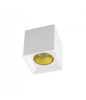 DK3080-WH+YE Светильник накладной IP 20, 10 Вт, GU5.3, LED, белый/желтый, пластик