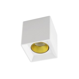 DK3080-WH+YE Светильник накладной IP 20, 10 Вт, GU5.3, LED, белый/желтый, пластик