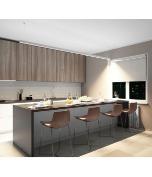 DK9304-WH Линейный светильник 72W 3000mm 4000K, белый-foto3