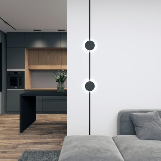 DK5320-BK Светильник для трека Air, серия Reflex 3000 со светодиодом, ?180*H23мм, 48V DC, 5W, RA?90, 120°, 3000K, IP20, черный, алюминий-foto5