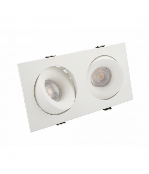 DK2122-WH Встраиваемый светильник, IP 20, 50 Вт, GU10, белый, алюминий-foto3