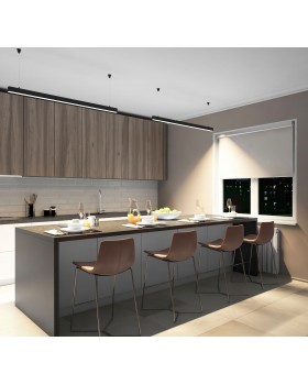 DK9124-BK Линейный светильник 30W 1250mm 4000K, черный-foto4