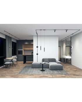 DK5377-BK Светильник для трека Air, серия Hang 2700-6500 со светодиодом, ?90*86mm, 48V DC, 4W, RA?95, 120°, 2700-6500K, IP20, черный, алюминий, стекло, акрил-foto5