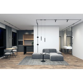 DK5308-BK Светильник для трека Air, серия Grill 3000 со светодиодом, L230*W26*H60мм, 48V DC, 12W, RA?90, 36°, 3000K, IP20, черный, алюминий-foto7