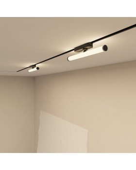 DK6448-BK Поворотный однофазный трековый светильник STROM со светодиодом L300mm 220V 10W 150° 4000K IP20 черный алюминий/акрил-foto5