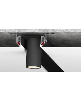 DK5850-BK Профиль Flod для создания декоративных ниш в натяжном потолке, алюминий, черный-foto2