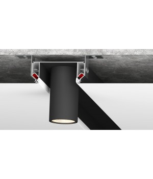 DK5850-BK Профиль Flod для создания декоративных ниш в натяжном потолке, алюминий, черный-foto2