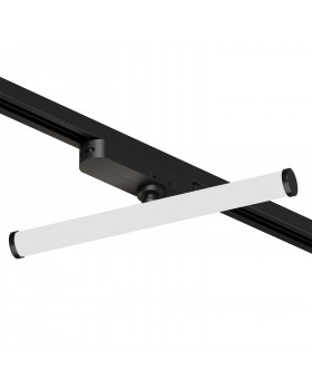 DK6448-BK Поворотный однофазный трековый светильник STROM со светодиодом L300mm 220V 10W 150° 4000K IP20 черный алюминий/акрил-foto2