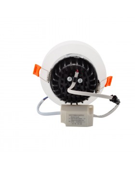 DK4007-FR Встраиваемый светильник, IP 20, 5 Вт, LED 3000, белый, алюминий/акрил-foto3