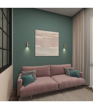 DK5021-SG Настенный светильник, IP20, до 15 Вт, LED, GU10, матовое золото, алюминий-foto4