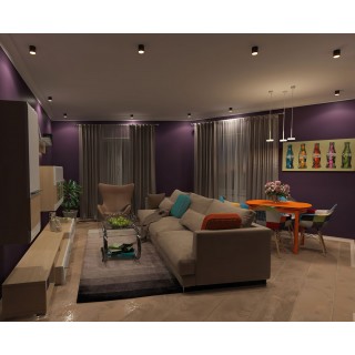 DK4017-BG Светильник накладной IP 20, 7 Вт, LED 3000, черно-золотой, алюминий-foto5