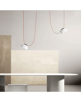 DK5560-WH+BK Cветильник для трека-ремня Belty, серия Flow, со светодиодом, D220*H117мм, 48V DC, 24W, RA90, 120°, 4000K, IP20, белый с черным, алюминий-foto4