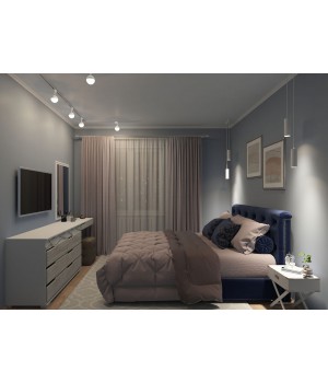 DK6406-WH Трековый светильник IP 20, 7 Вт, LED 3000-4000-6000, белый, пластик-foto9