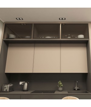 DK2062-BK Встраиваемый светильник, IP 20, до 15 Вт, GU10, LED, черный, алюминий-foto3