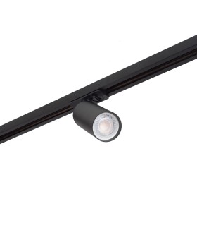 DK6202-BK Трековый светильник IP 20, 15 Вт, GU10, черный, алюминий