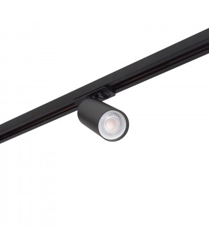DK6202-BK Трековый светильник IP 20, 15 Вт, GU10, черный, алюминий