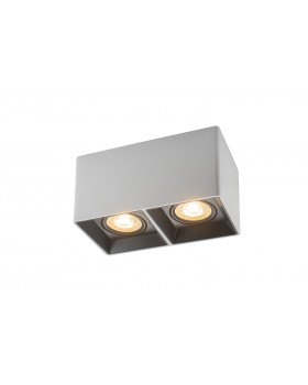 DK3035-WB Светильник накладной IP 20, 10 Вт, GU5.3, LED, белый/черный, пластик-foto2