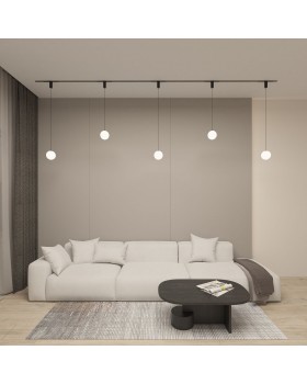 DK8052-BK Подвесной светильник SMART MOON 5W DIM 3000K-6000K, ?130мм, черный, акрил-foto3