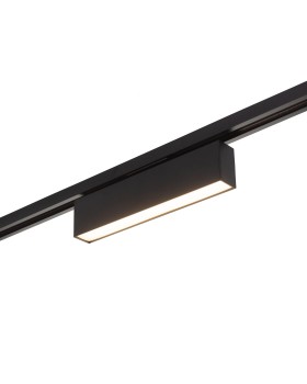 DK6430-BK Трековый светильник IP 20, 10 Вт, LED 3000, черный, алюминий