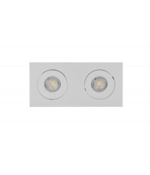DK2020-WH Встраиваемый светильник, IP 20, 50 Вт, GU10, белый, алюминий
