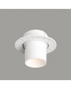 DK3057-WH Встраиваемый светильник под шпатлевку, IP20, до 15 Вт, LED, GU5,3, белый, пластик