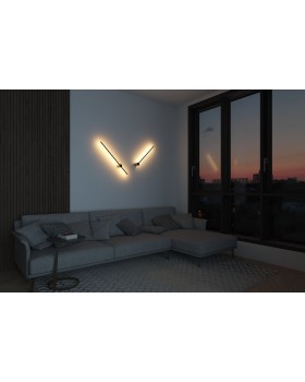 DK5012-SG Бра 800 мм, 3000К, IP20,7 Вт, матовое золото-foto6