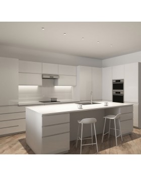 DK3056-WH Встраиваемый светильник под шпатлевку, IP20, до 15 Вт, LED, GU5,3, белый, пластик-foto5