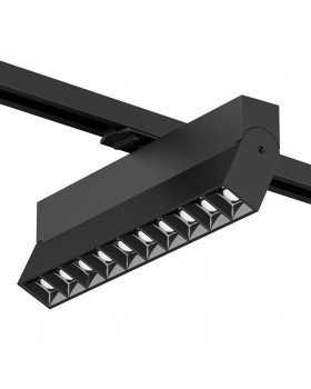 DK6646-BK Поворотный однофазный трековый светильник EDDER со светодиодом L271mm 220V 20W 30° 4000K IP20 черный алюминий-foto2