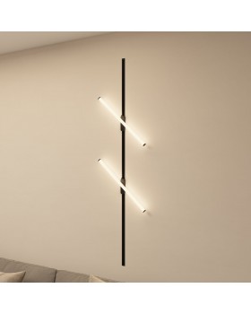 DK6648-BK Поворотный однофазный трековый светильник STROM со светодиодом L600mm 220V 15W 150° 4000K IP20 черный алюминий/акрил-foto5