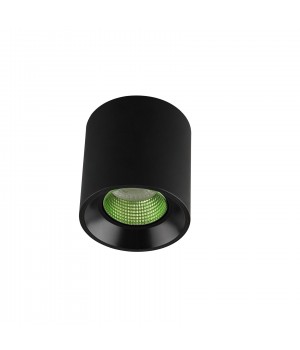 DK3090-BK+GR Светильник накладной IP 20, 10 Вт, GU5.3, LED, черный/зеленый, пластик