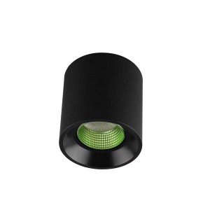 DK3090-BK+GR Светильник накладной IP 20, 10 Вт, GU5.3, LED, черный/зеленый, пластик