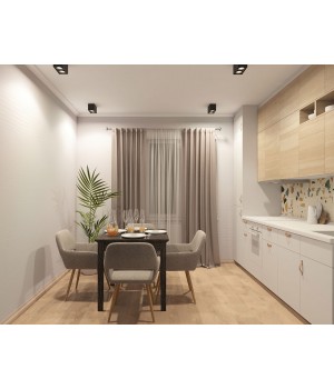 DK2004-BK Светильник накладной IP 20, 50 Вт, GU10, черный, алюминий-foto3