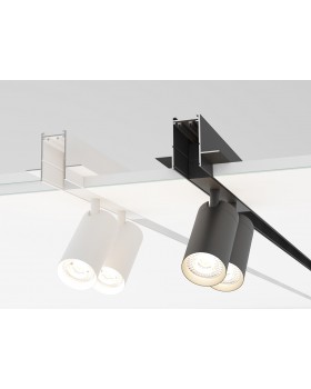 TR2012-BK Встраиваемый шинопровод SMART 2м под ГКЛ, черный -foto3