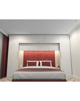 DK3061-WH+RD Встраиваемый светильник, IP 20, 10 Вт, GU5.3, LED, белый/красный, пластик-foto2