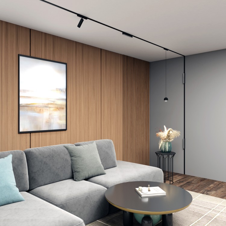 DK5305-BK Светильник для трека Air, серия Grill 3000 со светодиодом, L230*W26*H36мм, 48V DC, 12W, RA?90, 36°, 3000K, IP20, черный, алюминий DK5305-BK Светильник для трека Air, серия Grill 3000 со светодиодом, L230*W26*H36мм, 48V DC, 12W, RA?90, 36°, 3000K, IP20, черный, алюминий