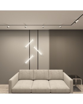 DK8040-BW+BK Акцентный светильник SMART SPOT 9W DIM 3000K-6000K, черный с белым, алюминий-foto4