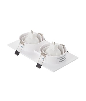 DK3022-WH Встраиваемый светильник, IP 20, 10 Вт, GU5.3, LED, белый, пластик-foto12
