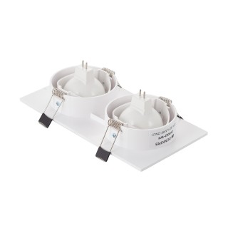 DK3022-WH Встраиваемый светильник, IP 20, 10 Вт, GU5.3, LED, белый, пластик-foto12