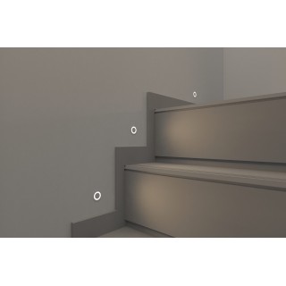 DK1015-WH Светильник встраиваемый в стену, IP 20, LED, 3 Вт, белый, алюминий-foto3