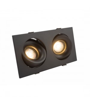 DK2122-BK Встраиваемый светильник, IP 20, 50 Вт, GU10, черный, алюминий-foto2